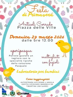 Festa di Primavera ad Anticoli Corrado: Tradizione e Sapori nel Lazio