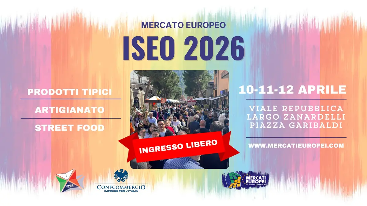 Mercato Europeo a Iseo: gastronomia e tradizioni internazionali dal 10 al 12 aprile Mercato Europeo a Iseo: gastronomia e tradizioni internazionali dal 10 al 12 aprile