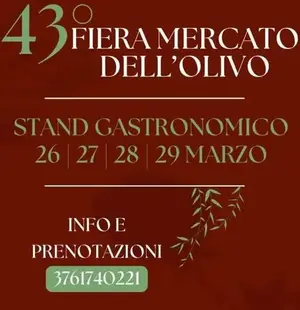 43&ordf; Fiera Mercato dell&rsquo;Olivo: Eccellenza e Tradizione dal 26 al 29 Marzo 2026