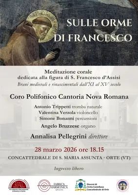 Concerto meditativo Sulle orme di Francesco nella Concattedrale di Orte