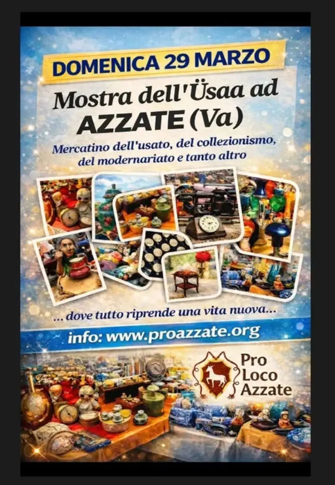 Mostra dell'Usato e del Collezionismo ad Azzate Mostra dell'Usato e del Collezionismo ad Azzate