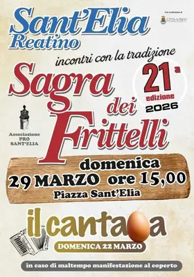 21&ordf; edizione della Sagra dei Frittelli a Sant&rsquo;Elia Reatino