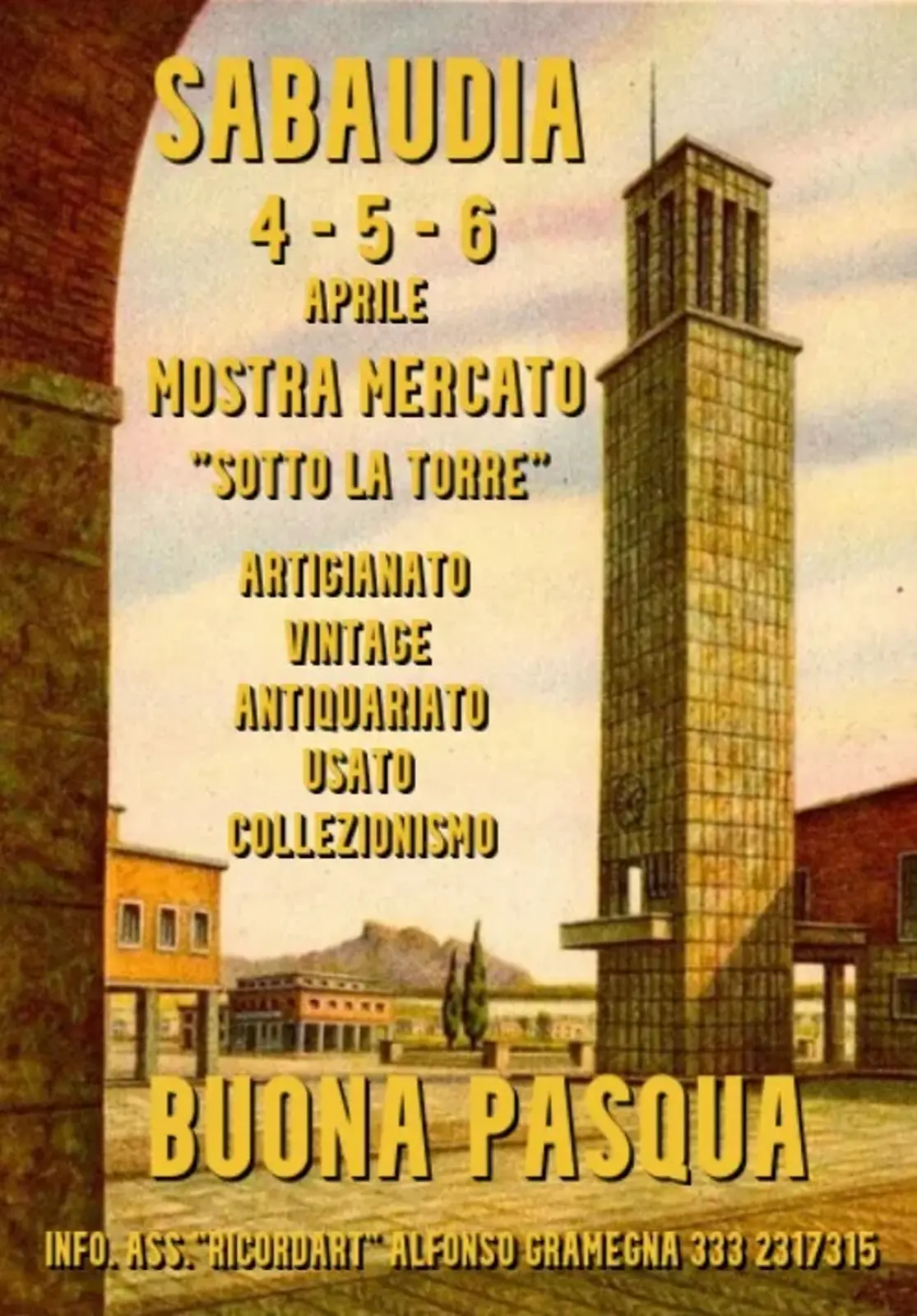 Mostra Mercato Sotto la Torre a Sabaudia: Appuntamento pasquale Mostra Mercato Sotto la Torre a Sabaudia: Appuntamento pasquale