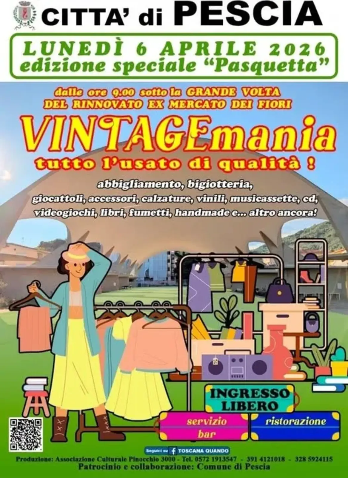 VintageMania 2026: L'appuntamento con il vintage a Pescia VintageMania 2026: L'appuntamento con il vintage a Pescia