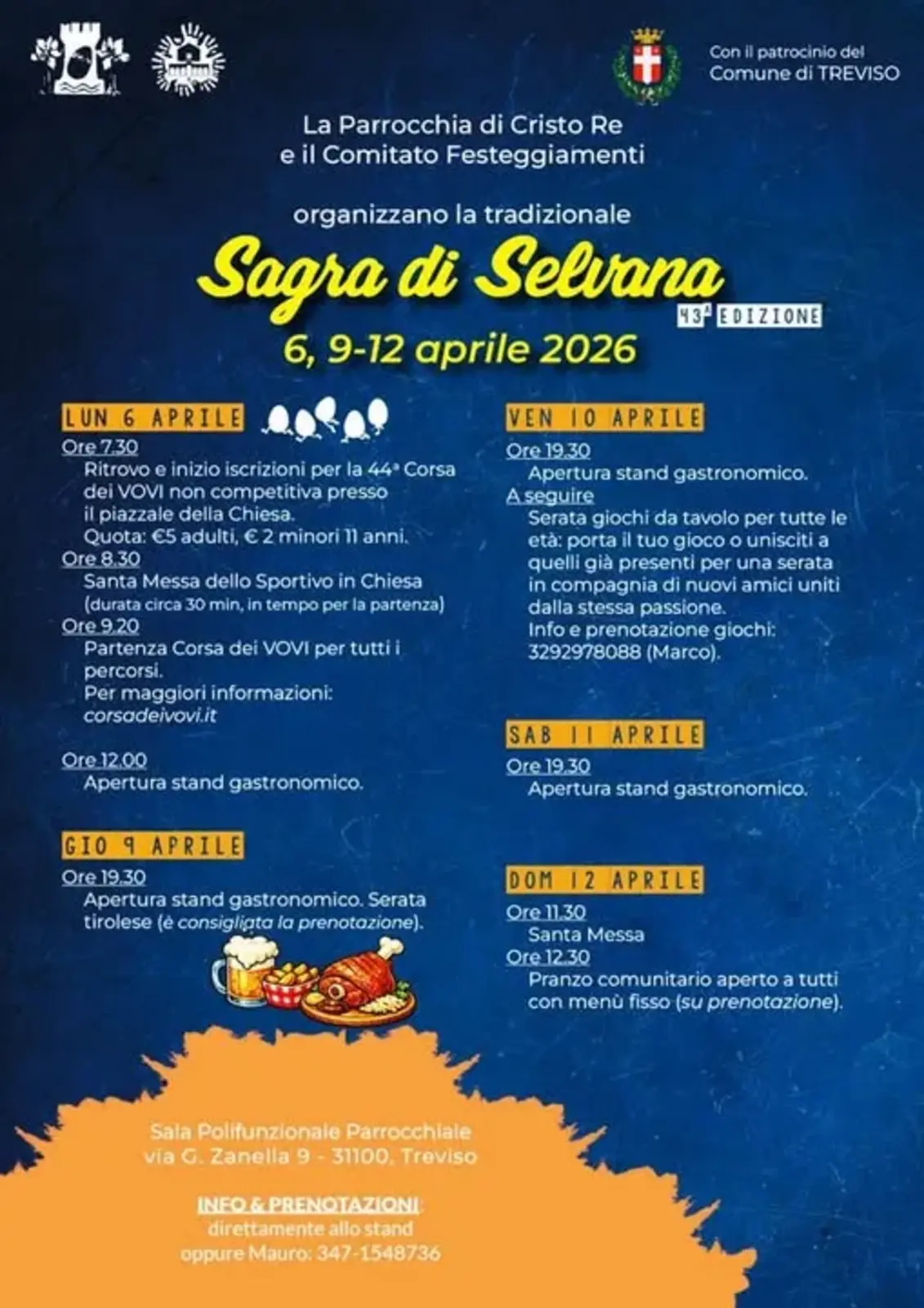 Sagra di Selvana 2026: Tradizione e Convivialità a Treviso Sagra di Selvana 2026: Tradizione e Convivialità a Treviso