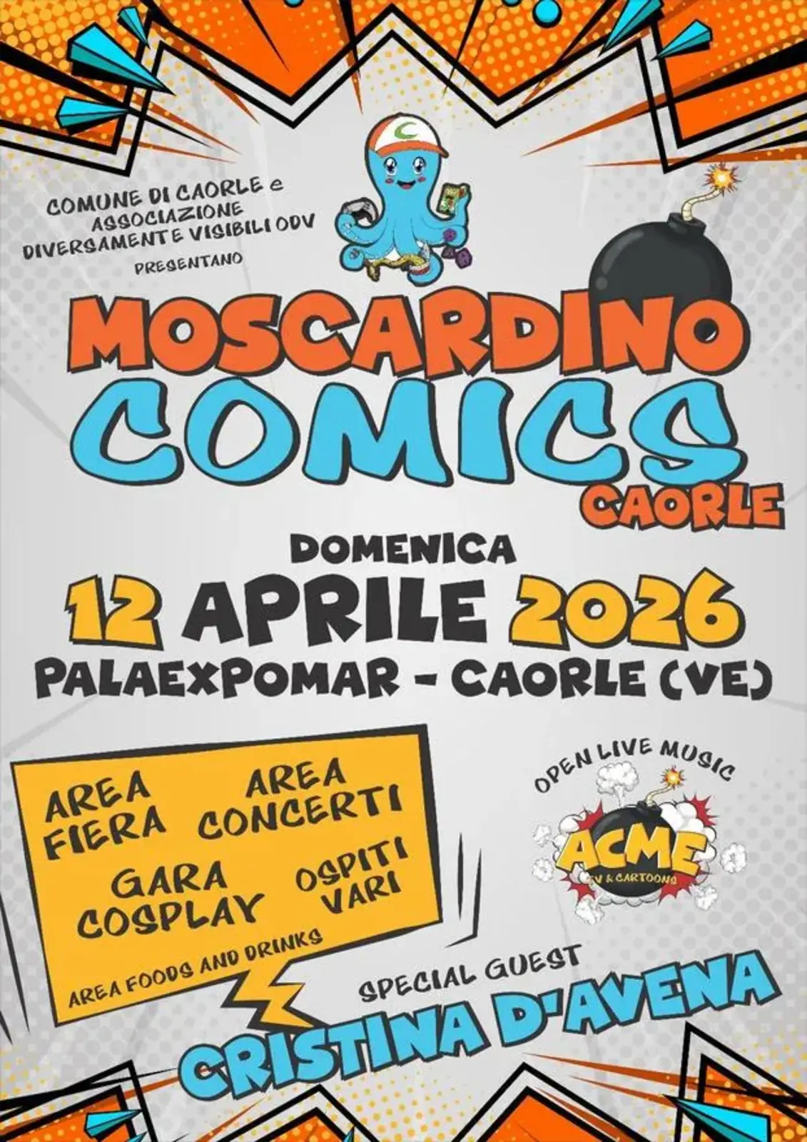 Moscardino Comics 2026: il punto di riferimento per la cultura pop a Caorle Moscardino Comics 2026: il punto di riferimento per la cultura pop a Caorle