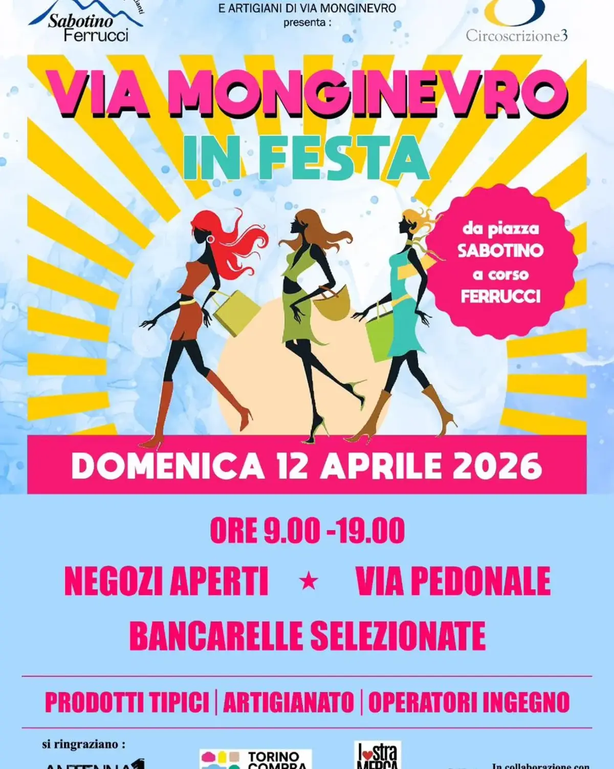 Via Monginevro in Festa: shopping e artigianato nel cuore di Torino Via Monginevro in Festa: shopping e artigianato nel cuore di Torino