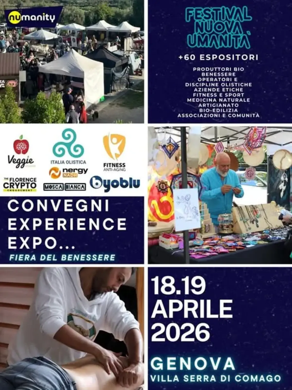 Festival Nuova Umanità: Benessere e Consapevolezza a Villa Serra Festival Nuova Umanità: Benessere e Consapevolezza a Villa Serra