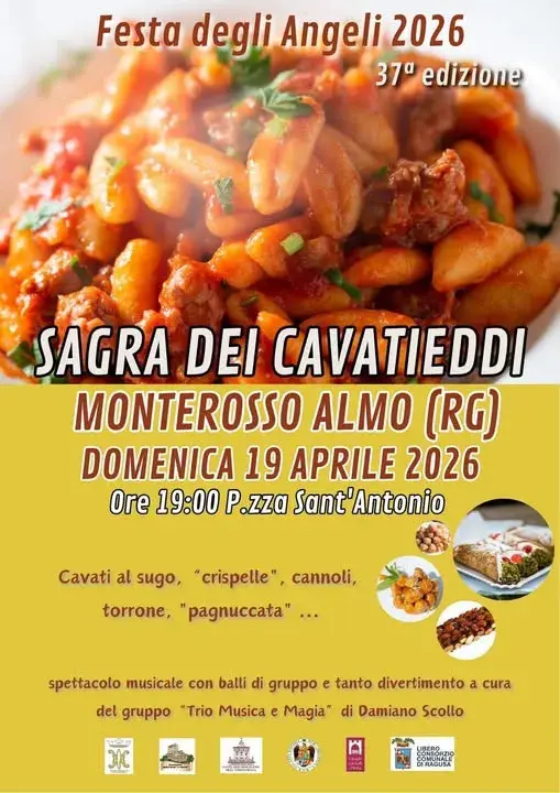 Sagra dei Cavatieddi 2026: Tradizione e Sapori a Monterosso Almo Sagra dei Cavatieddi 2026: Tradizione e Sapori a Monterosso Almo