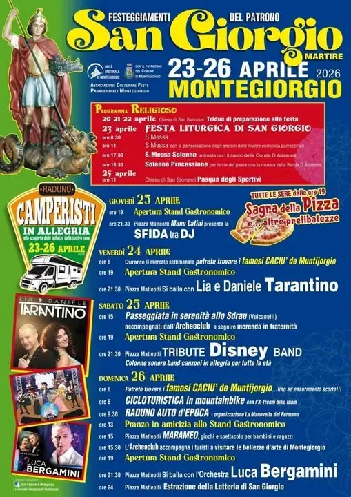 Festa di San Giorgio Martire 2026 a Montegiorgio Festa di San Giorgio Martire 2026 a Montegiorgio