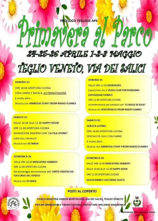 Primavera al Parco 2026: tradizioni e convivialità a Teglio Veneto Primavera al Parco 2026: tradizioni e convivialità a Teglio Veneto