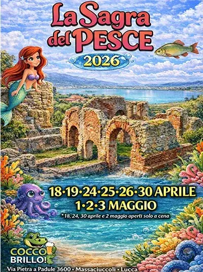 Sagra del Pesce 2026: Tradizione Gastronomica sulle Sponde di Massaciuccoli Sagra del Pesce 2026: Tradizione Gastronomica sulle Sponde di Massaciuccoli