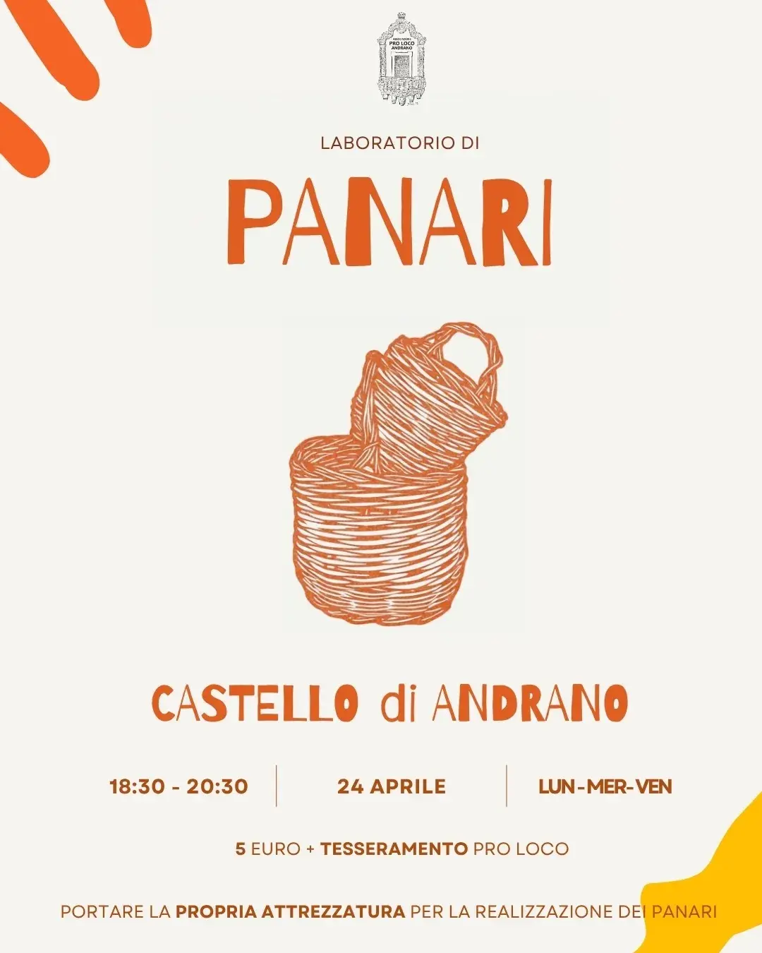 Laboratorio di Panari al Castello di Andrano: riscoprire l'arte dell'intreccio Laboratorio di Panari al Castello di Andrano: riscoprire l'arte dell'intreccio