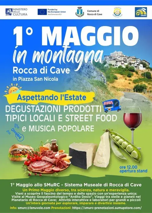 1 Maggio in Montagna a Rocca di Cave: natura, cultura e tradizioni locali 1 Maggio in Montagna a Rocca di Cave: natura, cultura e tradizioni locali