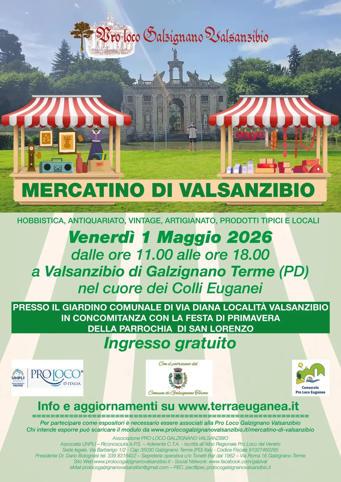 Mercatino di Valsanzibio: tradizione e artigianato nel cuore dei Colli Euganei Mercatino di Valsanzibio: tradizione e artigianato nel cuore dei Colli Euganei
