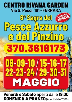 Sagra del Pesce Azzurro e del Pinzino 2026 a Ferrara