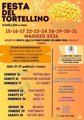 Festa del Tortellino 2026: Tradizione e Gastronomia a Borgo Tossignano