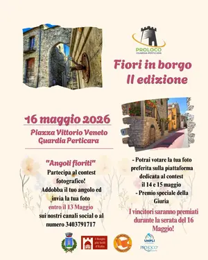 Fiori in borgo: l'arte floreale trasforma Guardia Perticara