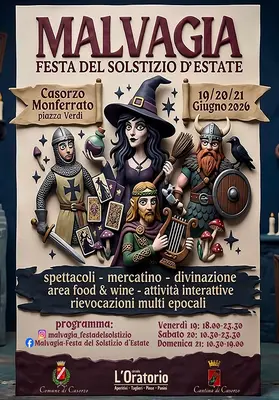 Malvagia: solstizio d'estate nel borgo di Casorzo Monferrato