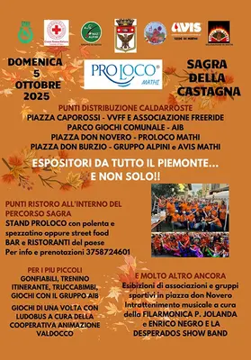 Sagra della Castagna di Mathi: tradizione e valorizzazione del territorio
