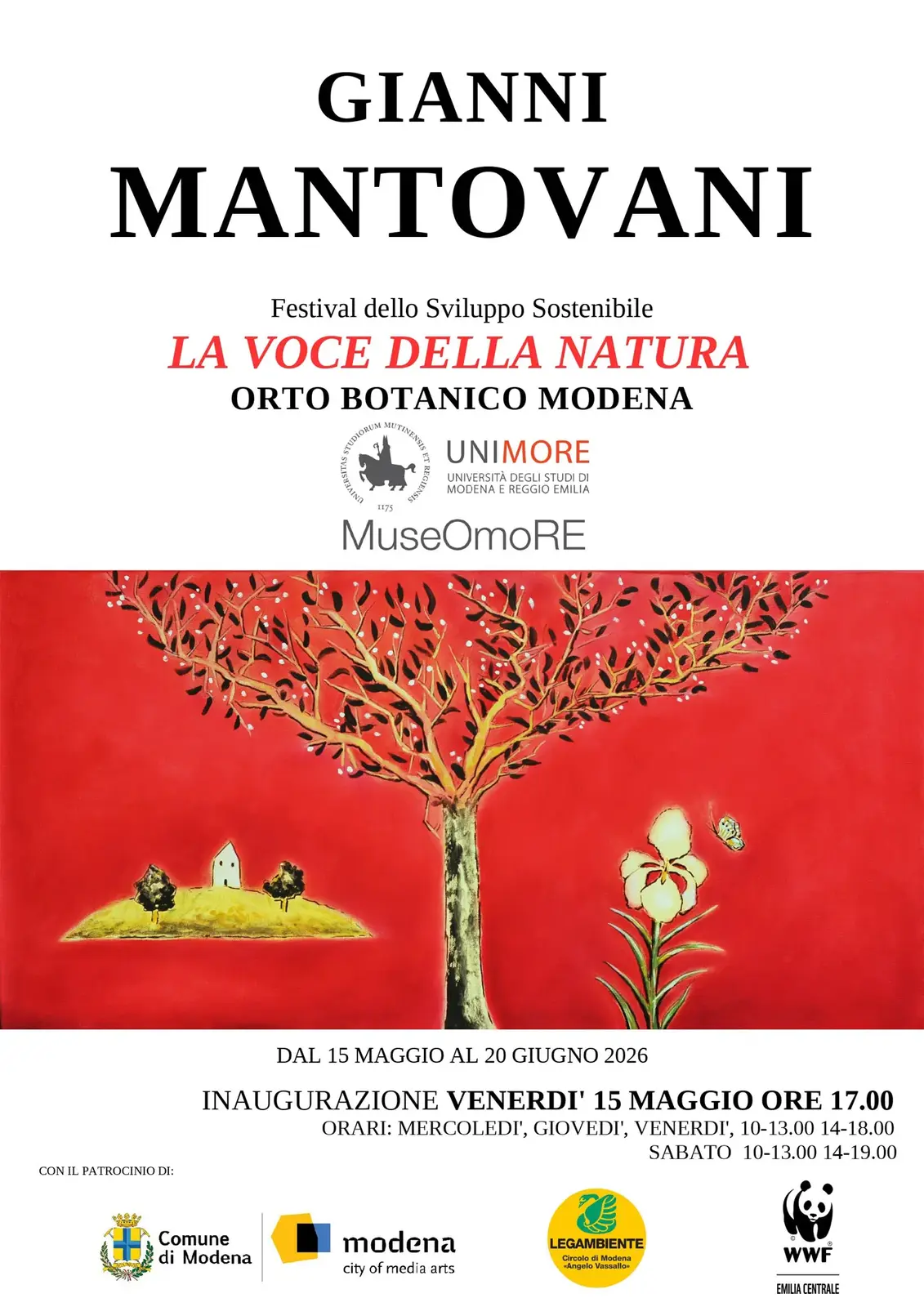 La Voce della Natura: l'arte di Gianni Mantovani nell'Orto Botanico di Modena La Voce della Natura: l'arte di Gianni Mantovani nell'Orto Botanico di Modena