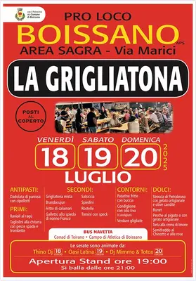 The Boissano Grigliatona: food and wine traditions in the heart of Liguria