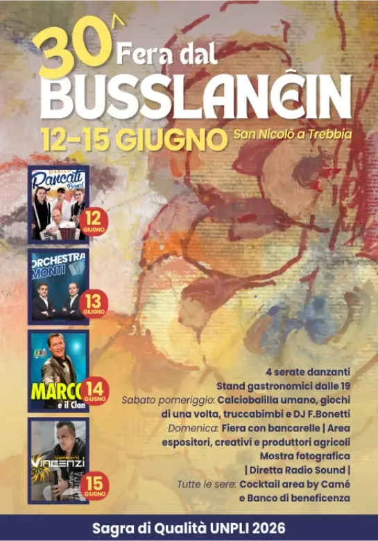 Fera dal Busslanêin: trentesima edizione a San Nicolò a Trebbia Fera dal Busslanêin: trentesima edizione a San Nicolò a Trebbia