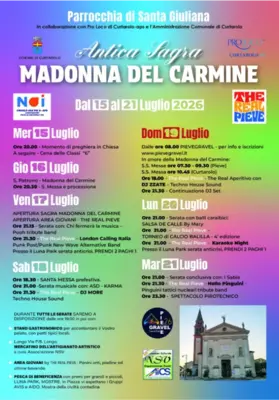 Antica Sagra Madonna del Carmine 2026 a Pieve di Curtarolo