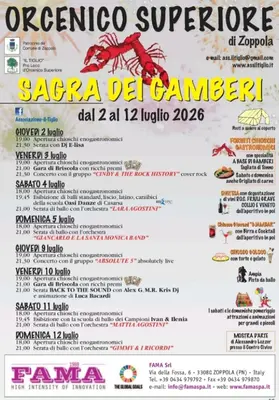 Sagra dei Gamberi ad Orcenico Superiore: gastronomia e tradizione