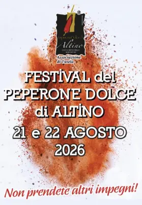 Festival del Peperone Dolce di Altino: celebrazione dell'identit&agrave; agricola