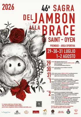 Jambon alla Brace Festival: gastronomic tradition in Saint-Oyen