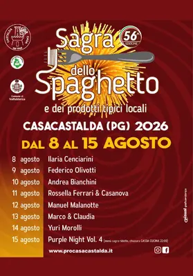 Spaghetti and Typical Local Products Festival in Casacastalda