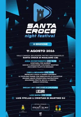 Santa Croce Night Festival: musica e intrattenimento nel borgo molisano