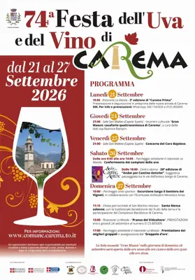 74th Grape and Wine Festival of Carema: tradition and heroic viticulture