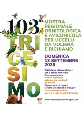 Mostra Ornitologica e Avicunicola Tricesimana: l'edizione 103