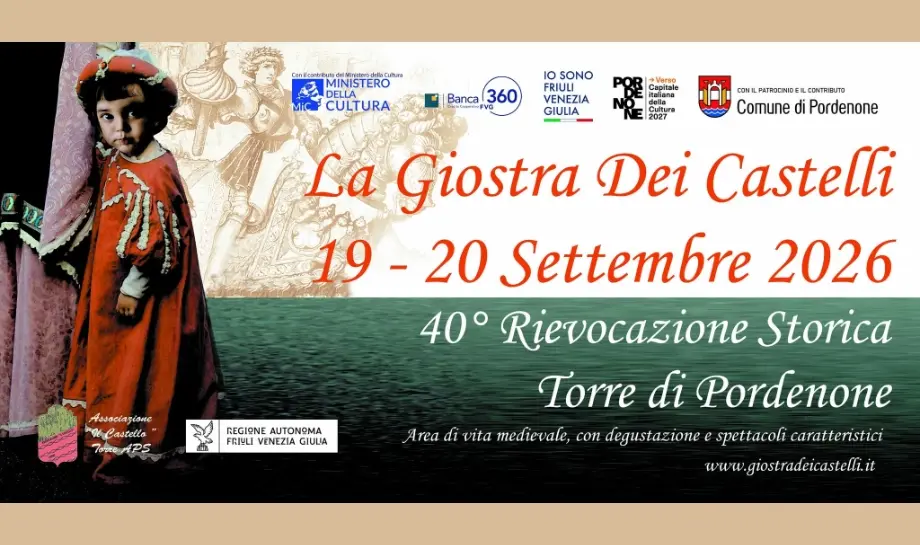 Giostra dei Castelli: la quarantesima edizione a Pordenone Giostra dei Castelli: la quarantesima edizione a Pordenone
