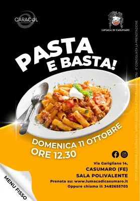 Pasta e Basta: Gastronomic Tradition in the Heart of Casumaro