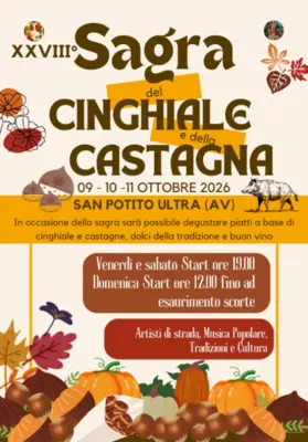 Wild Boar and Chestnut Festival in San Potito Ultra: Autumn Flavors