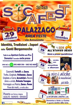 S&ouml;ca Fest in Palazzago: Feier der gastronomischen Wurzeln Bergamos