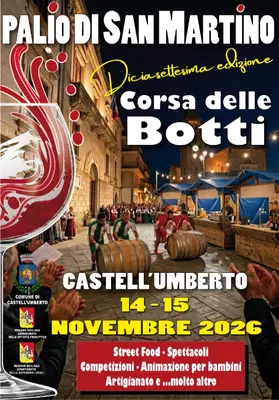 San Martino Palio 2026: tradition and challenge in Castell&rsquo;Umberto