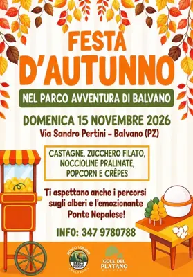Festa d'Autunno al Parco Avventura di Balvano